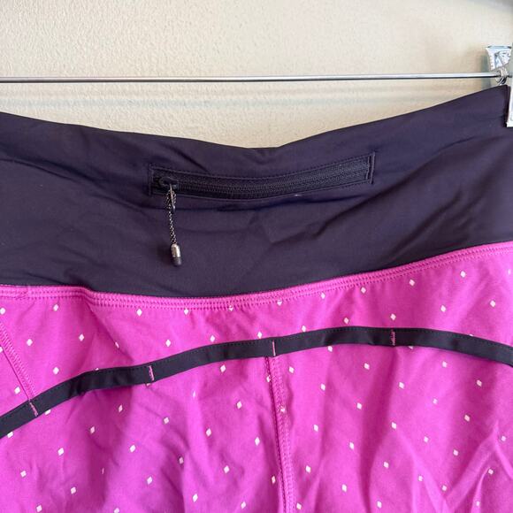 Lululemon Run Times Shorts Womens 4 Purple Reflective 4-way Stretch Running Yoga - Picture 6 of 7